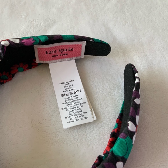 KATE SPADE NEW YORK floral medley knot silk headband - Picture 5 of 10